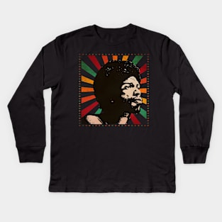 Gil Scott Heron // Vintage Style Kids Long Sleeve T-Shirt